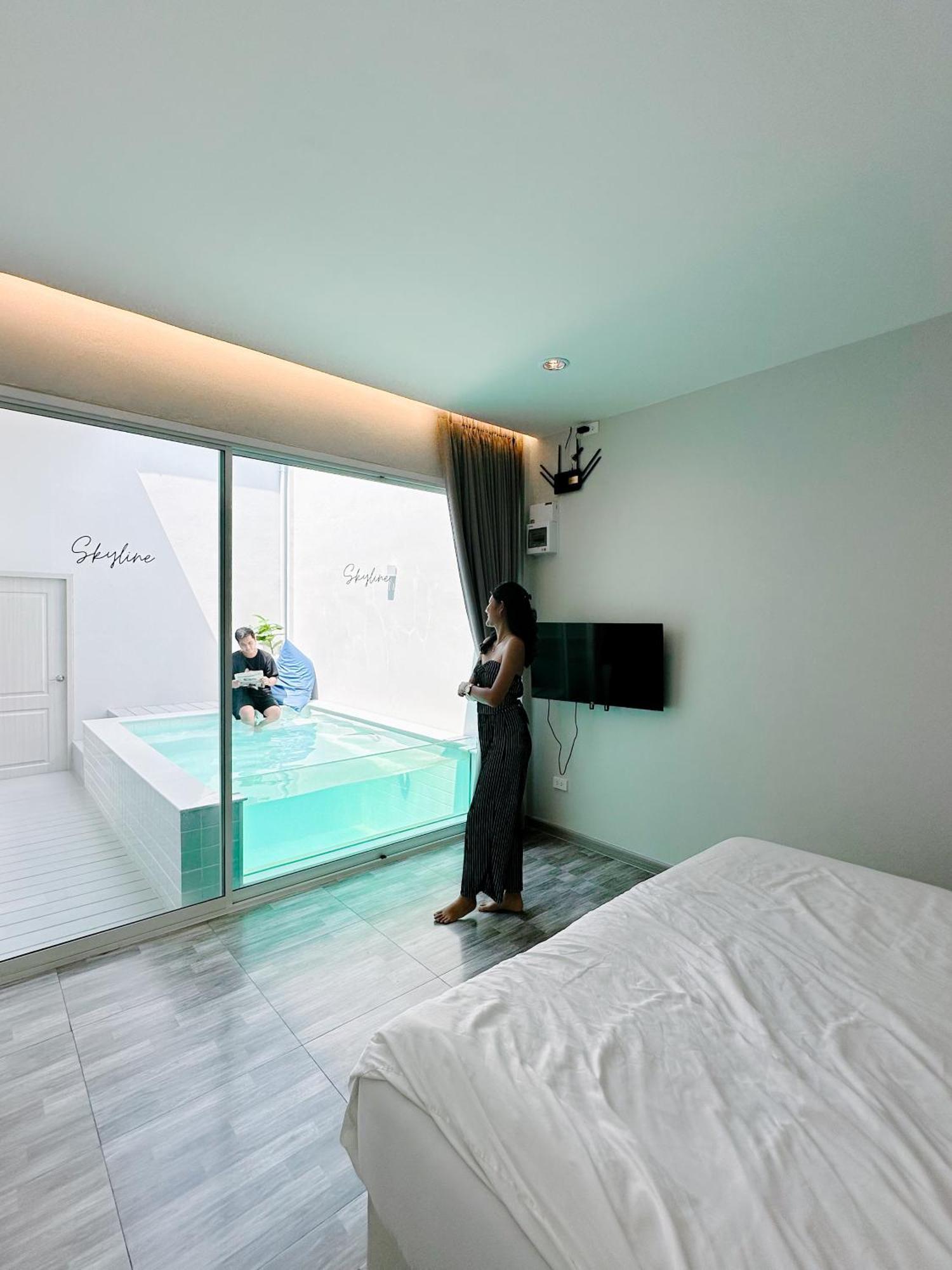 Skyline Resort Ban Khlong Lat Bua Khao Exteriér fotografie