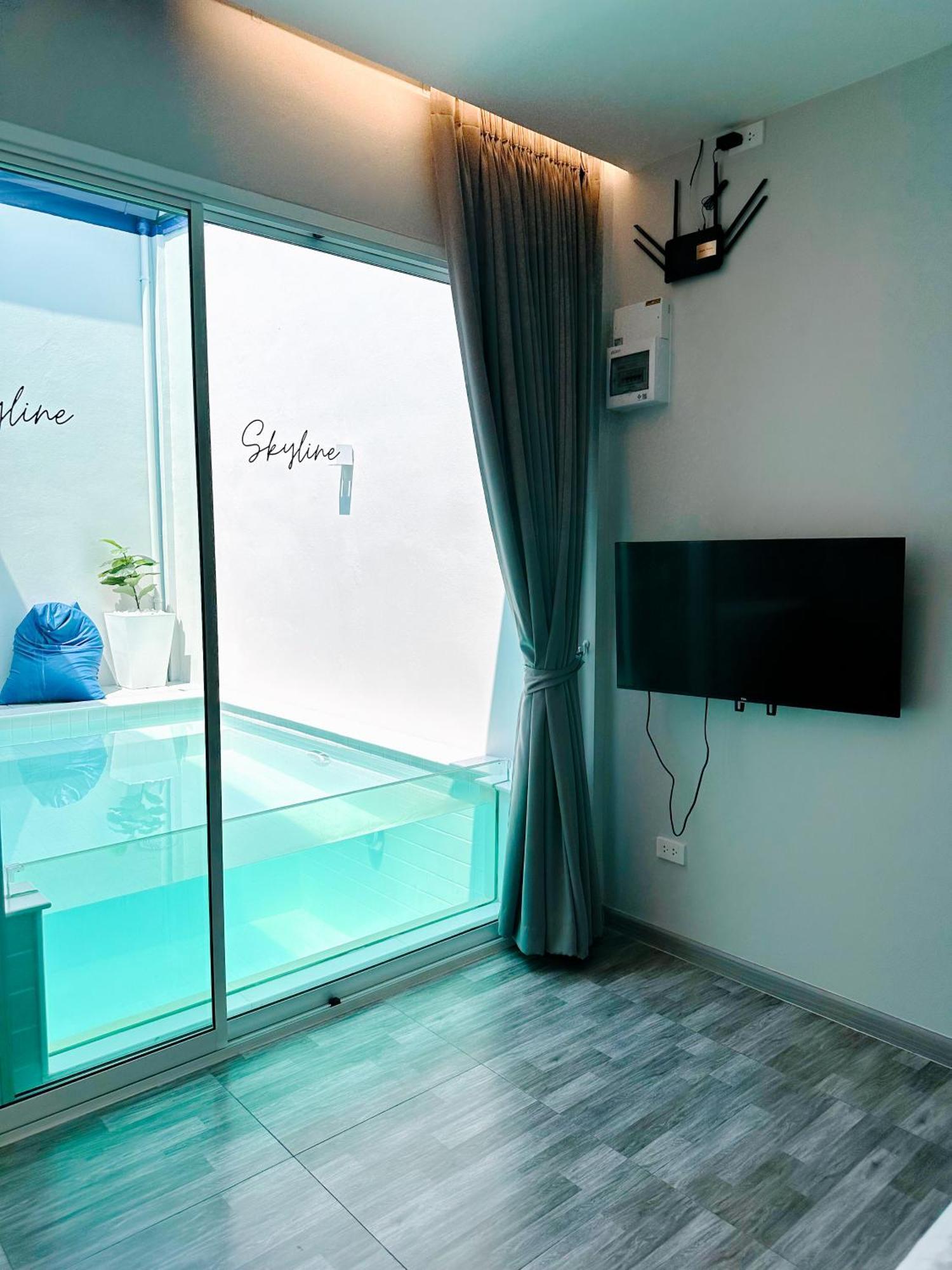 Skyline Resort Ban Khlong Lat Bua Khao Exteriér fotografie